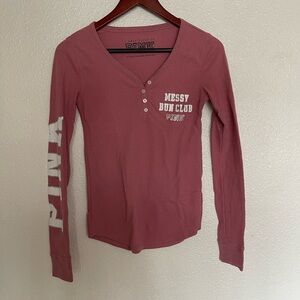 PINK 2 piece pajama set